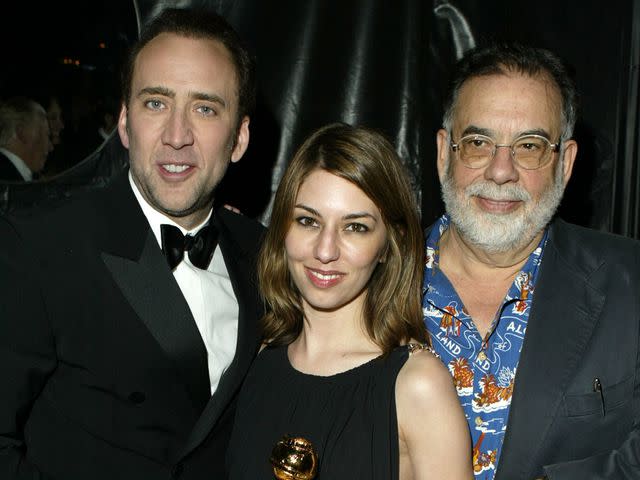 <p>Jeff Vespa Archive/WireImage</p> Nicolas Cage, Sofia Coppola and Francis Ford Coppola