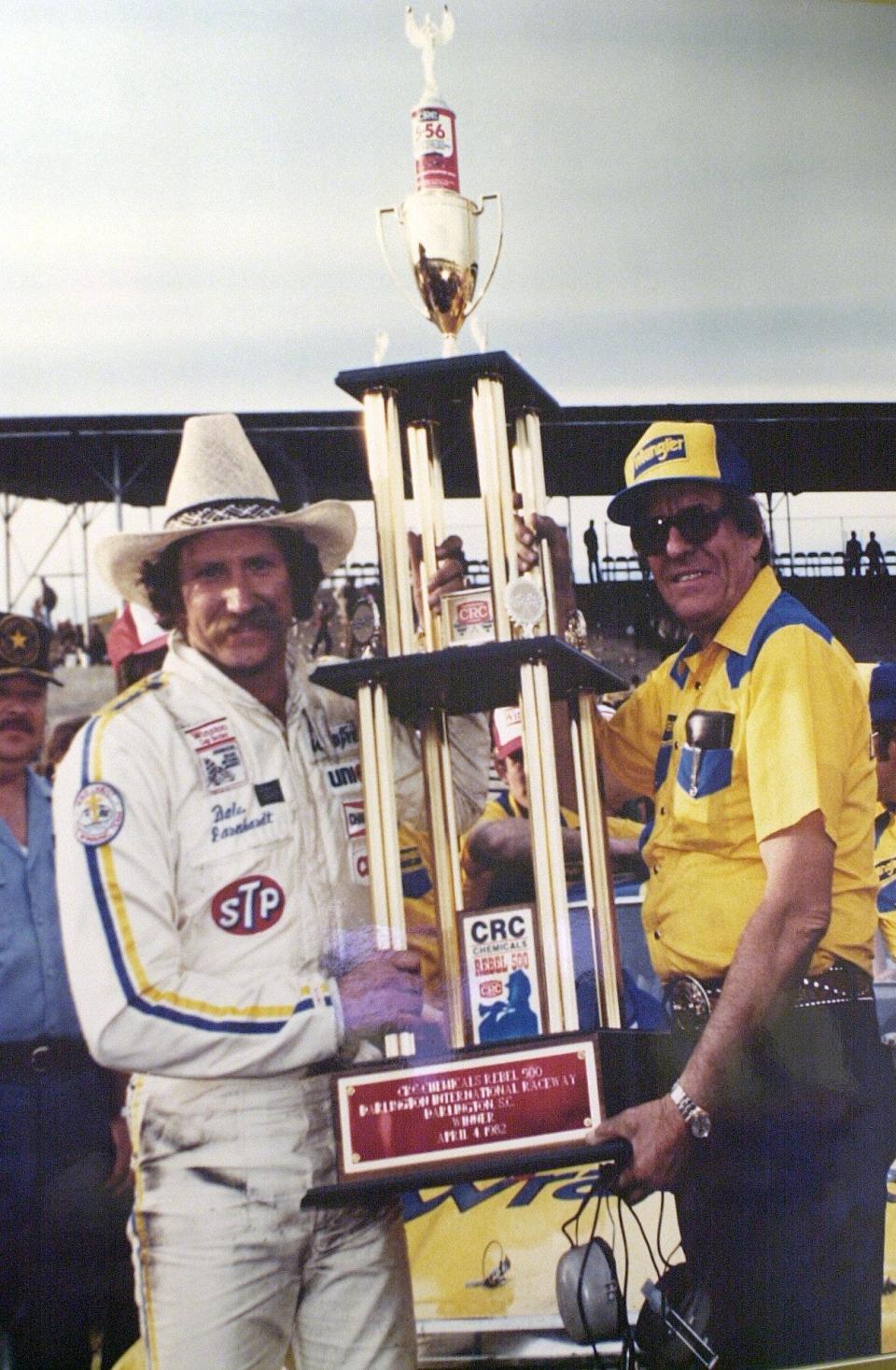 Dale Earnhardt and Bud Moore.