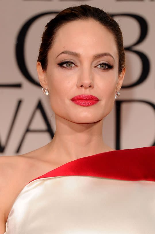 Angelina Jolie at the 2012 Golden Globes