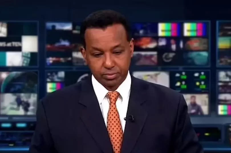 Rageh Omaar fell ill during a broadcast of ITV News at Ten