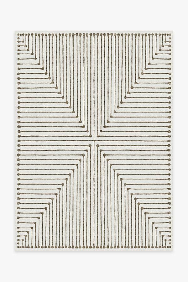 Jonathan Adler Inkdrop Camel & Ivory Rug