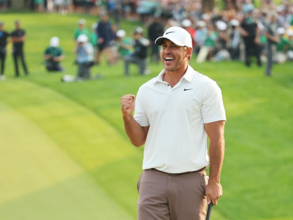 Brooks Koepka celebrates his third PGA Championship title  (Getty Images)