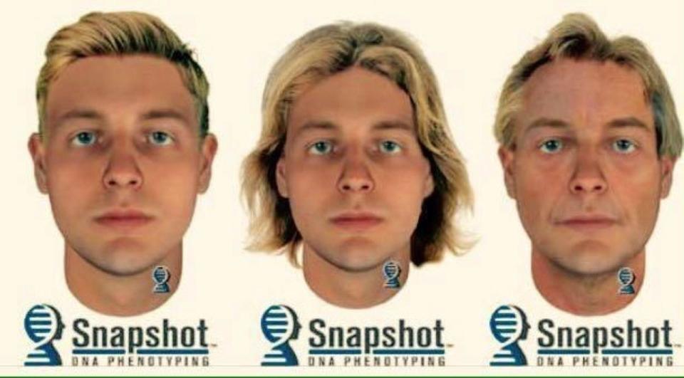 Investigators had narrowed down the suspect's genetics, but they did not know his age or how he wore his hair. / Credit: Parabon NanoLabs