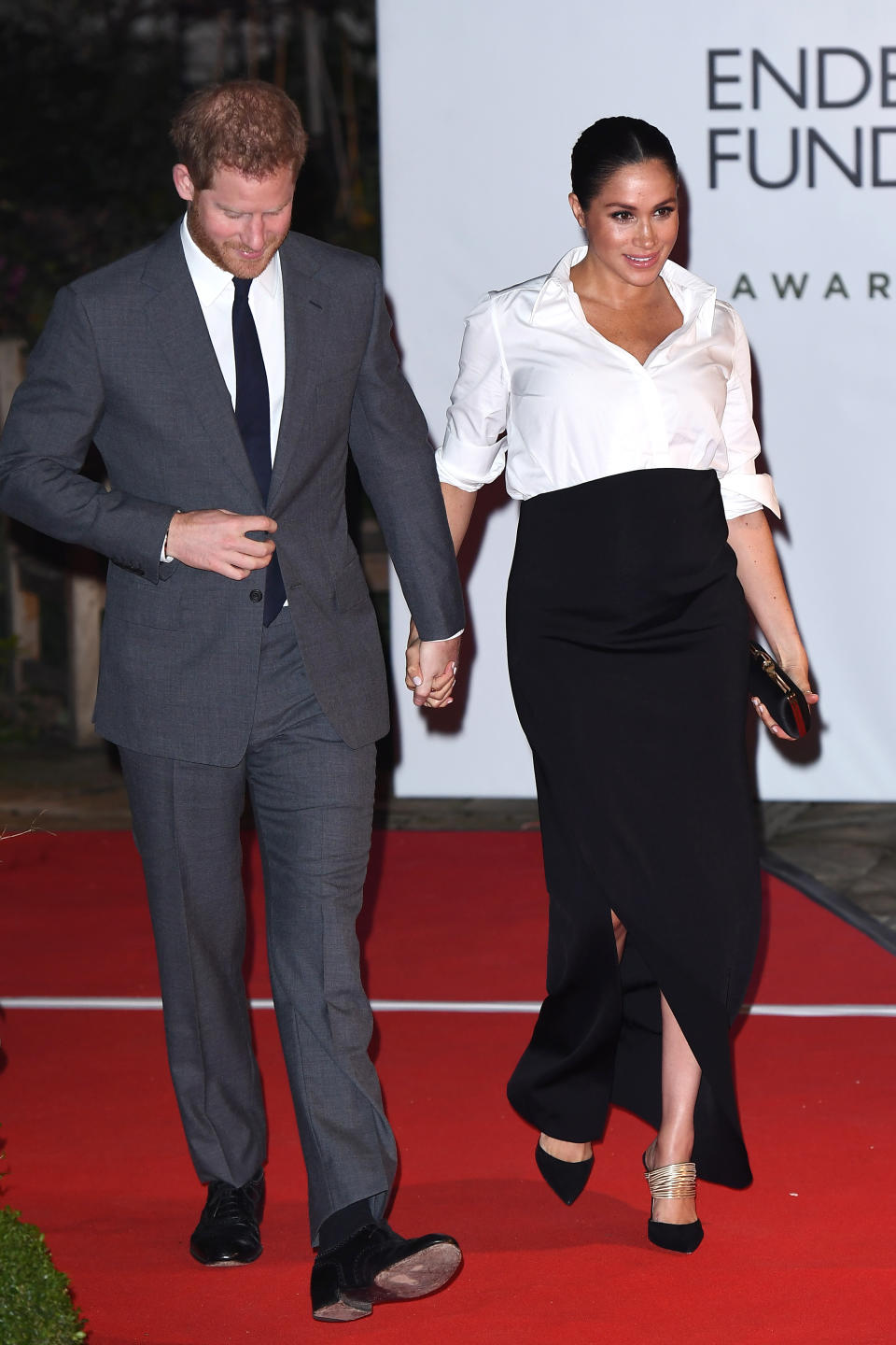 Prince Harry and Meghan Markle at The Endeavour Fund Awards on 7 February 2019