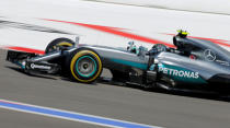 Formula One - Russian Grand Prix - Sochi, Russia - 29/4/16 - Mercedes F1 driver Nico Rosberg of Germany drives during the second practice session. REUTERS/Maxim Shemetov