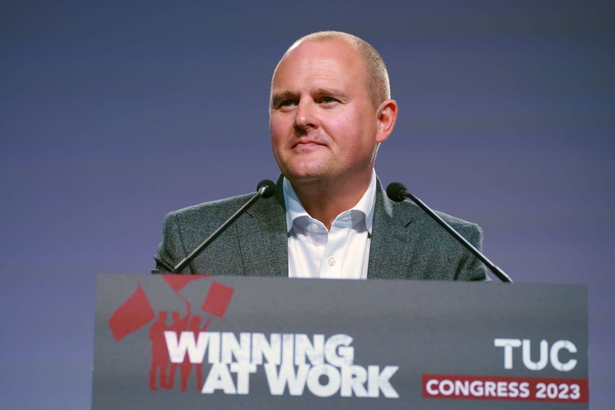 Paul Nowak, general secretary of the TUC, will address a special conference on strikes (Peter Byrne/PA) (PA Wire)