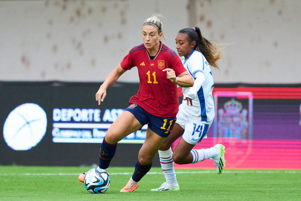 Alexia Putellas of Spain during the international friendly match between Spain Women and Panama Women at Estadio Roman Suarez Puerta on June 29, 2023 in Aviles, Spain.<span class="copyright">Juan Manuel Serrano Arce—Getty Images</span>