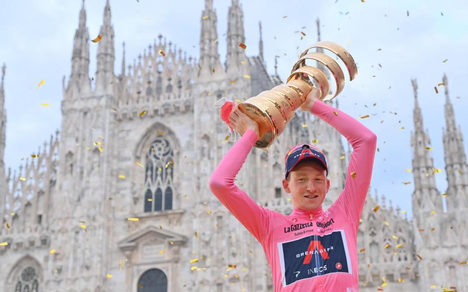 Tao Geoghegan Hart — Tao Geoghegan Hart enters cycling folklore with Giro d'Italia victory