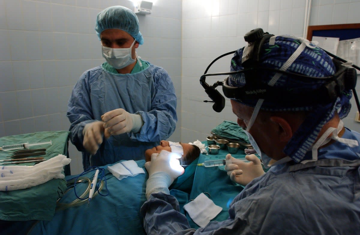 Representational image: A Lebanese woman gets face lift by cosmetic surgeon (Getty Images)