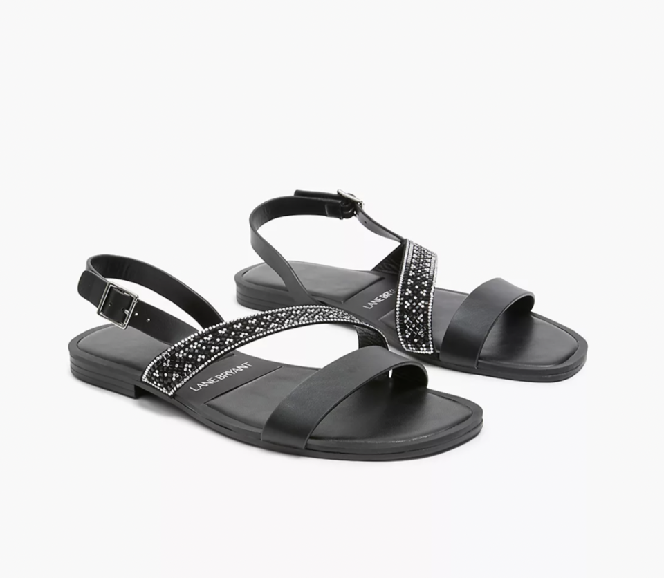 <p><a href="https://go.redirectingat.com?id=74968X1596630&url=https%3A%2F%2Fwww.lanebryant.com%2Fdream-cloud-double-band-faux-leather-sandal%2Fprd-404933&sref=https%3A%2F%2Fwww.harpersbazaar.com%2Ffashion%2Ftrends%2Fg60128822%2Fbest-sandals-for-wide-feet%2F" rel="nofollow noopener" target="_blank" data-ylk="slk:Shop Now;elm:context_link;itc:0;sec:content-canvas" class="link ">Shop Now</a></p><p>Dream Cloud Sandals</p><p>lanebryant.com</p><p>$39.97</p>