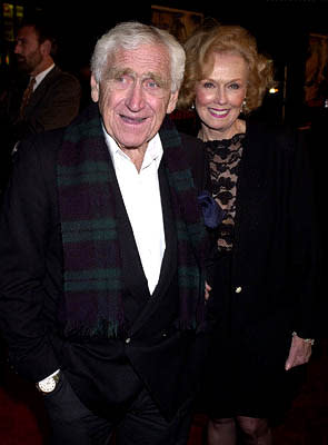James Whitmore and wife Noreen at the Hollywood premiere of Warner Brothers' The Majestic