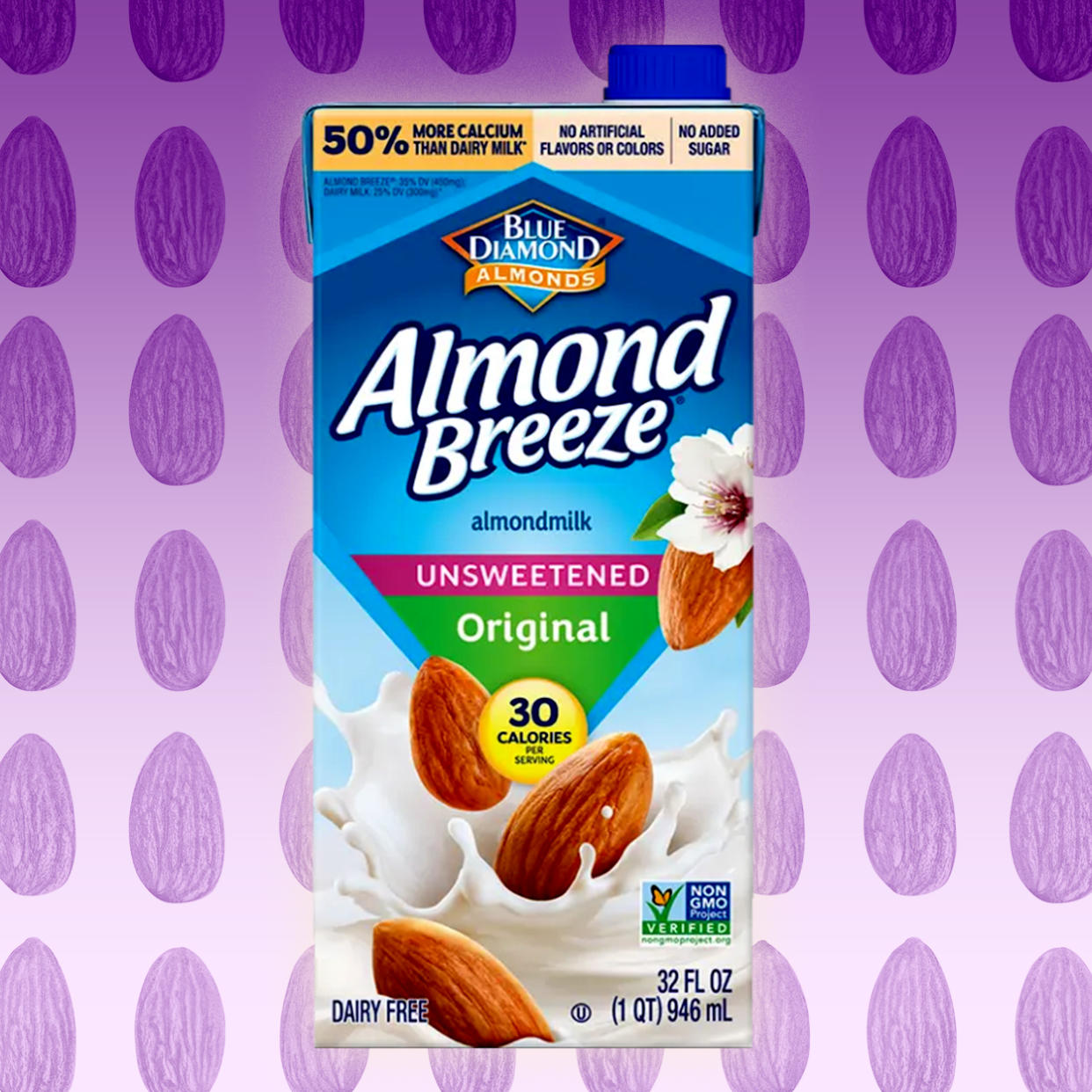 Blue Diamond Almond Breeze Unsweetened Original Almond Milk. (TODAY illustration / Blue Diamond)