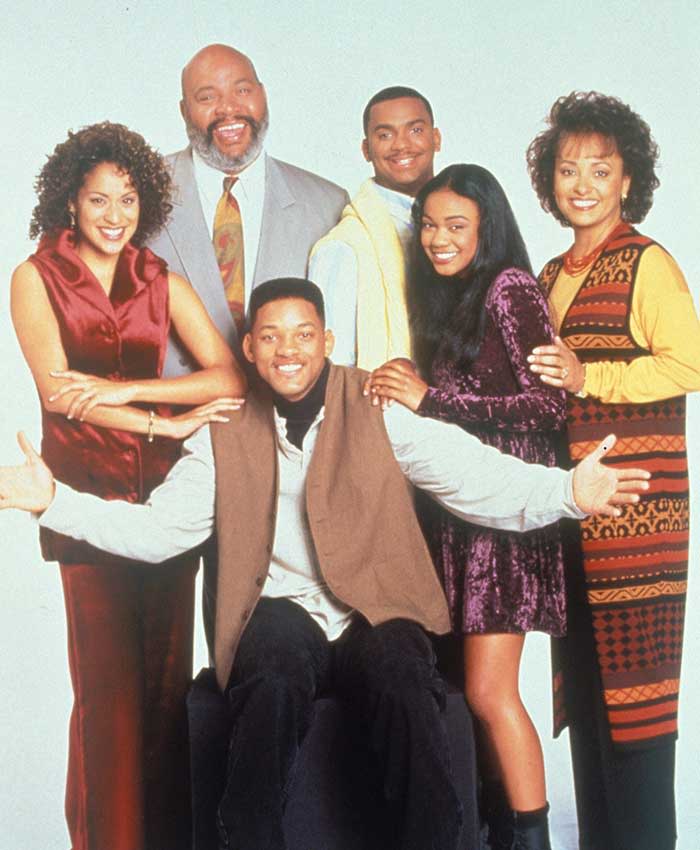 Así eran los protagonistas de 'El príncipe de Bel-Air' en los 90