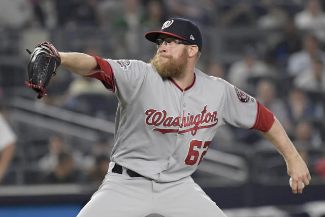 Beloved relief pitcher Sean Doolittle is back with the Washington Nationals