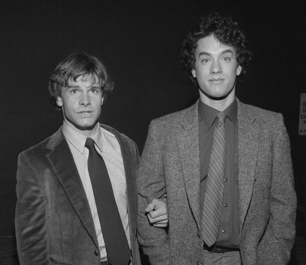 Peter Scolari and Tom Hanks in 1980. 