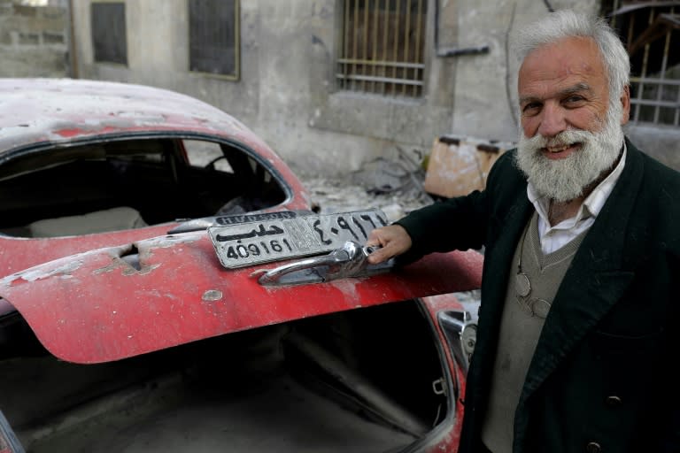 Mohammed Mohiedin Anis always had a passion for cars, but at his home in Aleppo's formerly rebel-held al-Shaar neighbourhood, his collection is in a sorry state