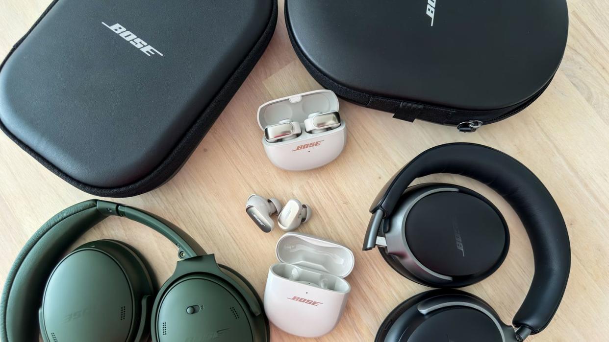 bose earbuds and headphones