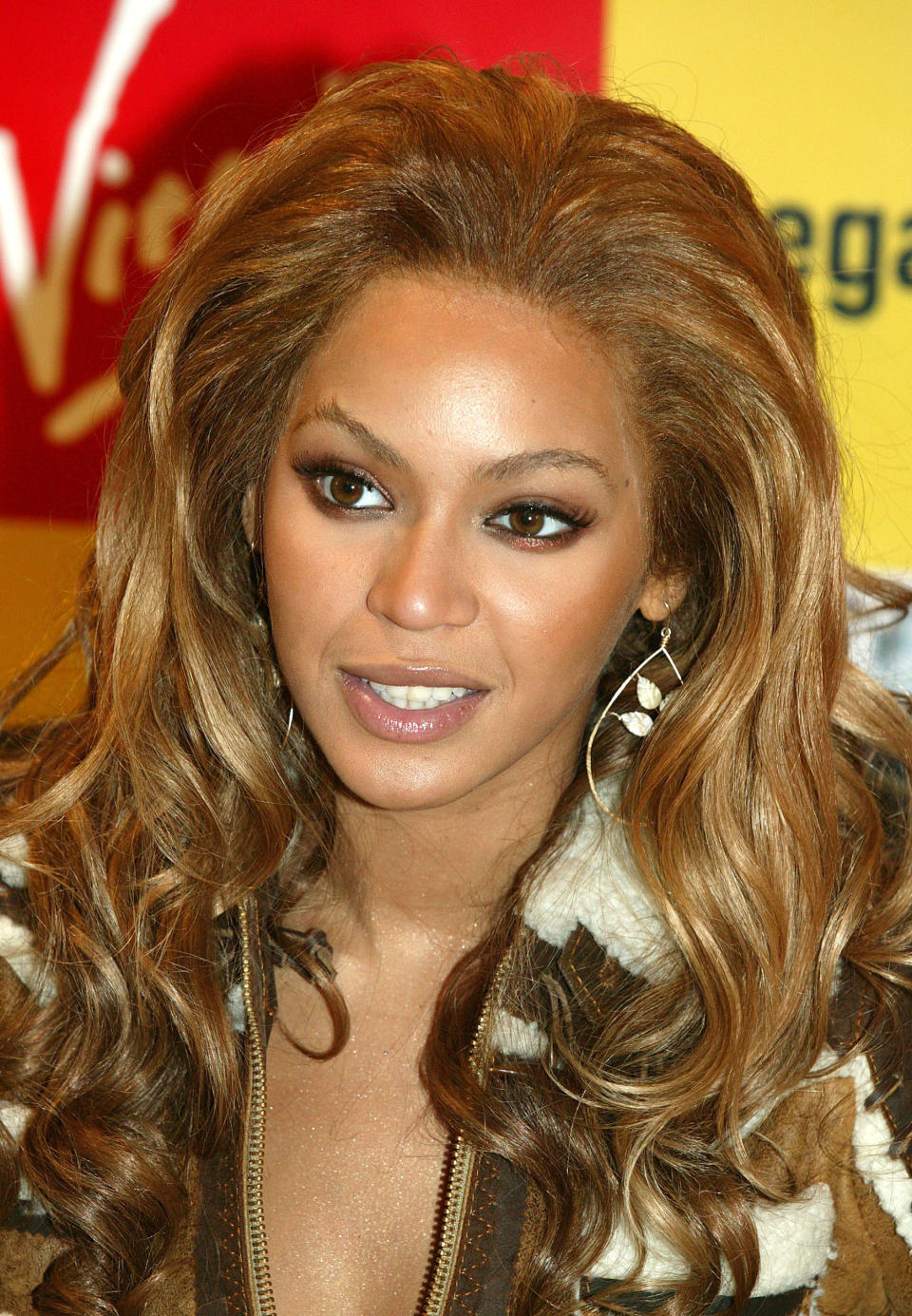 Beyonce with golden tresses back in 2004 [Photo: PA]