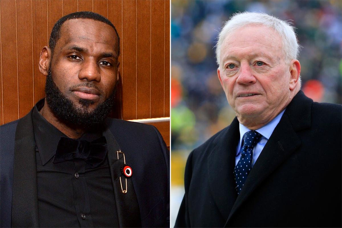 LeBron James a fan of the Cowboys, but not Jerry Jones?