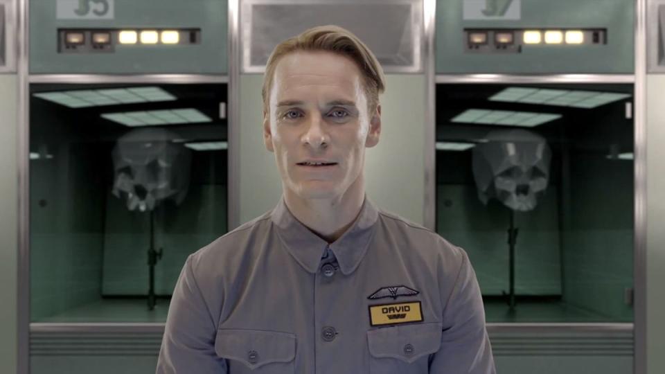 Michael Fassbender as David in Prometheus