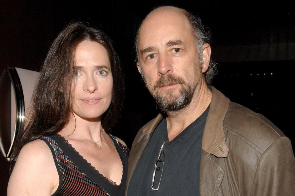 <p>The married actors announced their diagnoses on Twitter Nov. 10, noting that they'd been quarantined for a week. "On Election Day [we] tested positive for Covid-19. This has been the most bizarre week of our lives," <a href="https://people.com/health/richard-schiff-sheila-kelley-test-positive-for-coronavirus/" rel="nofollow noopener" target="_blank" data-ylk="slk:Schiff wrote;elm:context_link;itc:0;sec:content-canvas" class="link ">Schiff wrote</a>. "We are determined to find a way to health again. We root for everyone out there who are struggling with this thing. Love from here."</p> <p>A week later on Nov. 16, the actor gave a "Covid update" and announced that <a href="https://people.com/health/richard-schiff-hospitalized-covid-19-wife-sheila-kelley-still-fairly-ill/" rel="nofollow noopener" target="_blank" data-ylk="slk:he had been hospitalized.;elm:context_link;itc:0;sec:content-canvas" class="link ">he had been hospitalized. </a></p> <p>"I am in the hospital on Remdesivir, O2 and steroids showing some improvement every day," he continued. "Sheila is home and doing better but still fairly ill."</p>