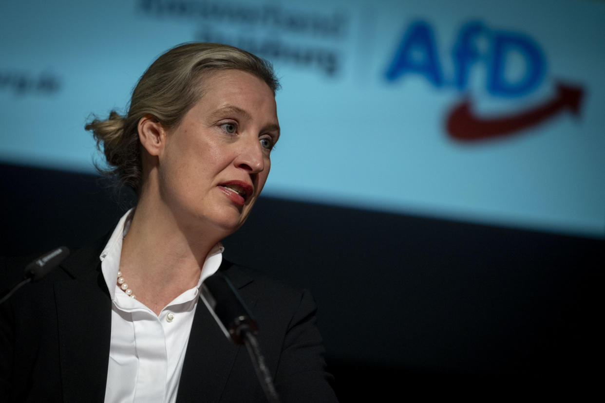 Die AfD verliert in Wahlumfragen aktuell an Zustimmung: Parteichefin Alice Weidel.  - Copyright: Picture Alliance