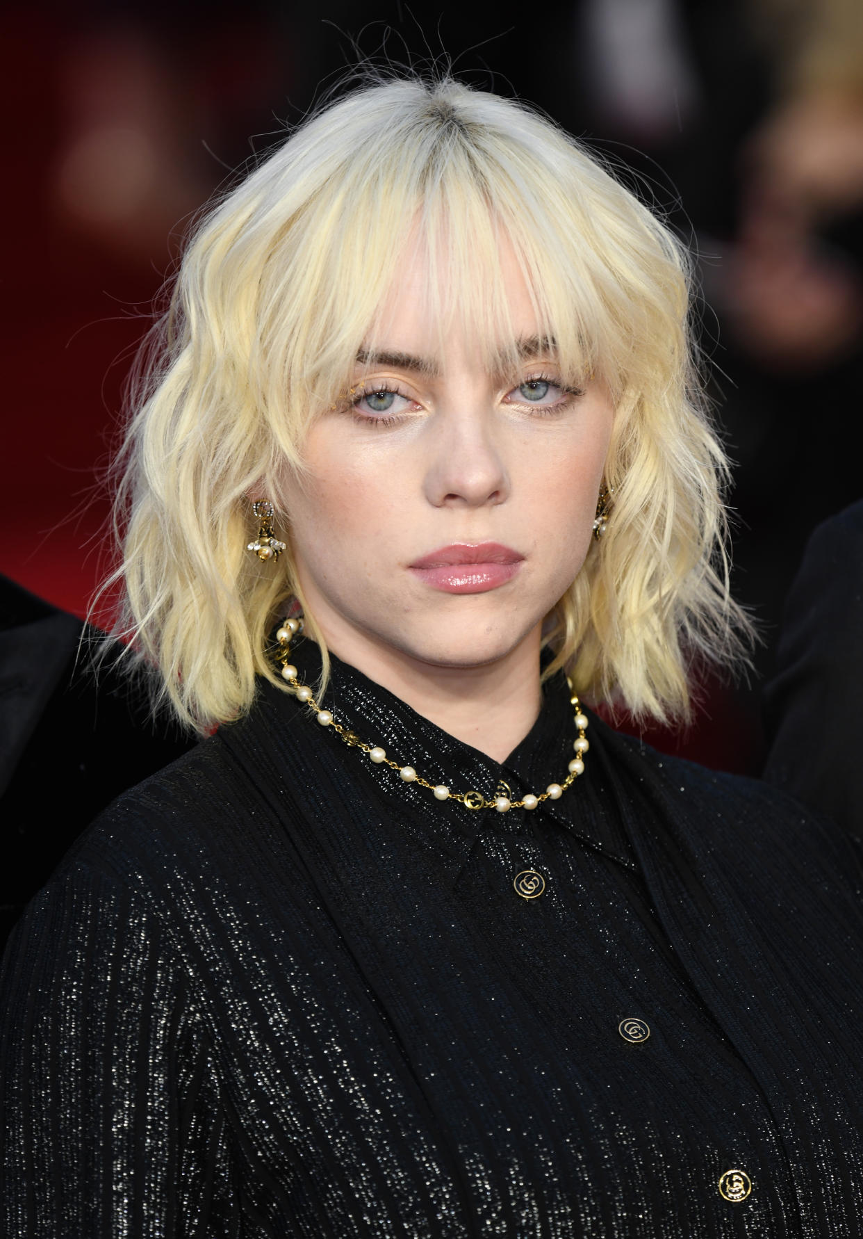 Billie Eilish arriving at the No Time To Die World Premiere, the Royal Albert Hall, London. Credit: Doug Peters/EMPICS