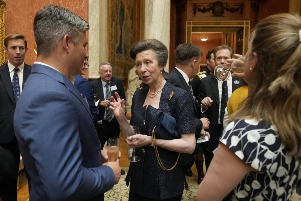 The Princess Royal co-hosted the reception (Frank Augstein/PA) (PA Wire)