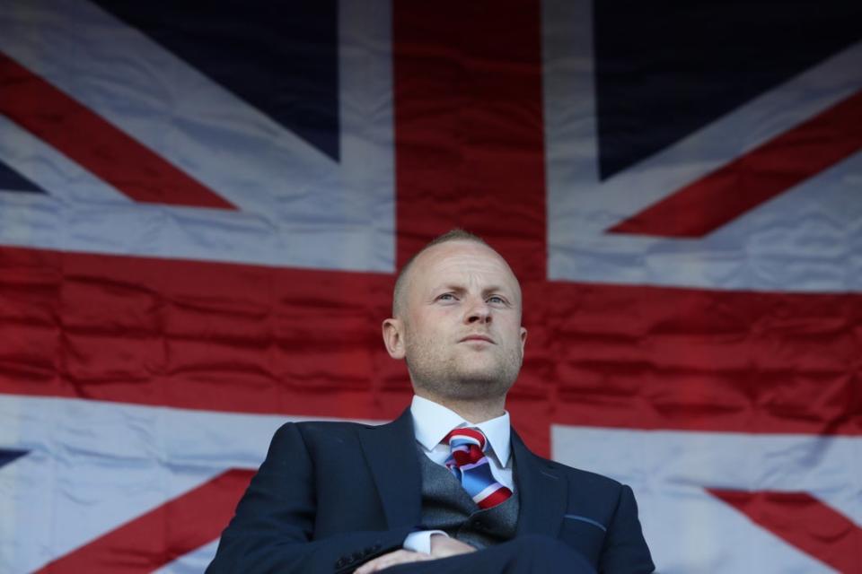 Jamie Bryson applied for a judicial review of the ministers’ actions (Brian Lawless/PA) (PA Archive)