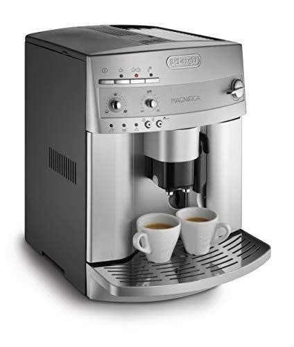 <p><strong>De'Longhi</strong></p><p>Amazon</p><p><strong>$750.95</strong></p><p><a href="https://www.amazon.com/dp/B000N2YKQ0?tag=syn-yahoo-20&ascsubtag=%5Bartid%7C1782.g.33523252%5Bsrc%7Cyahoo-us" rel="nofollow noopener" target="_blank" data-ylk="slk:Shop Now;elm:context_link;itc:0;sec:content-canvas" class="link ">Shop Now</a></p><p>The sleek and stylish <strong><a href="https://www.amazon.com/dp/B000N2YKQ0?tag=syn-yahoo-20&ascsubtag=%5Bartid%7C1782.g.33523252%5Bsrc%7Cyahoo-us" rel="nofollow noopener" target="_blank" data-ylk="slk:De'Longhi Super Automatic Espresso & Coffee Machine;elm:context_link;itc:0;sec:content-canvas" class="link ">De'Longhi Super Automatic Espresso & Coffee Machine</a></strong> whips up hot, barista-style espressos, cappuccinos, and latte from whole beans thanks to its sturdy burr grinder. Customers like that <a href="https://www.amazon.com/gp/customer-reviews/RQE1O69NAOAO7/ref=cm_cr_getr_d_rvw_ttl?ie=UTF8&ASIN=B000N2YKQ0&tag=syn-yahoo-20&ascsubtag=%5Bartid%7C1782.g.33523252%5Bsrc%7Cyahoo-us" rel="nofollow noopener" target="_blank" data-ylk="slk:it's easy to set up and use,;elm:context_link;itc:0;sec:content-canvas" class="link ">it's easy to set up and use,</a> <a href="https://www.amazon.com/gp/customer-reviews/RO3LVEJZAVEIG/ref=cm_cr_getr_d_rvw_ttl?ie=UTF8&ASIN=B000N2YKQ0&tag=syn-yahoo-20&ascsubtag=%5Bartid%7C1782.g.33523252%5Bsrc%7Cyahoo-us" rel="nofollow noopener" target="_blank" data-ylk="slk:has a milk frother,;elm:context_link;itc:0;sec:content-canvas" class="link ">has a milk frother,</a> and <a href="https://www.amazon.com/gp/customer-reviews/R1JJFEAZ2WX4PU/ref=cm_cr_getr_d_rvw_ttl?ie=UTF8&ASIN=B000N2YKQ0&tag=syn-yahoo-20&ascsubtag=%5Bartid%7C1782.g.33523252%5Bsrc%7Cyahoo-us" rel="nofollow noopener" target="_blank" data-ylk="slk:makes adjusting the strength of your coffee a cinch.;elm:context_link;itc:0;sec:content-canvas" class="link ">makes adjusting the strength of your coffee a cinch.</a></p>