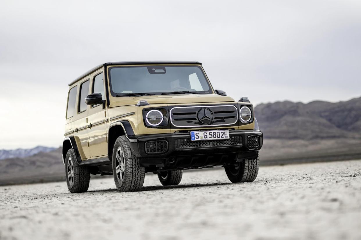 mercedes benz g 580 with eq technology press images