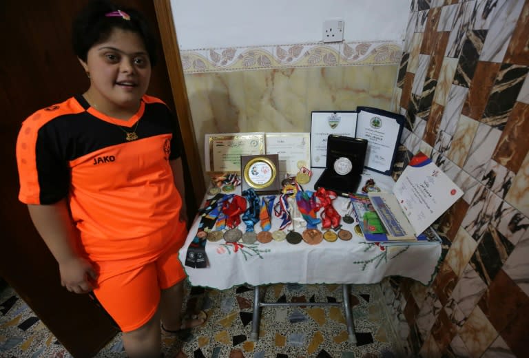 Iraqi badminton player Heba Asghar has two gold medals to her name from the Special Olympics for athletes with intellectual disabilities