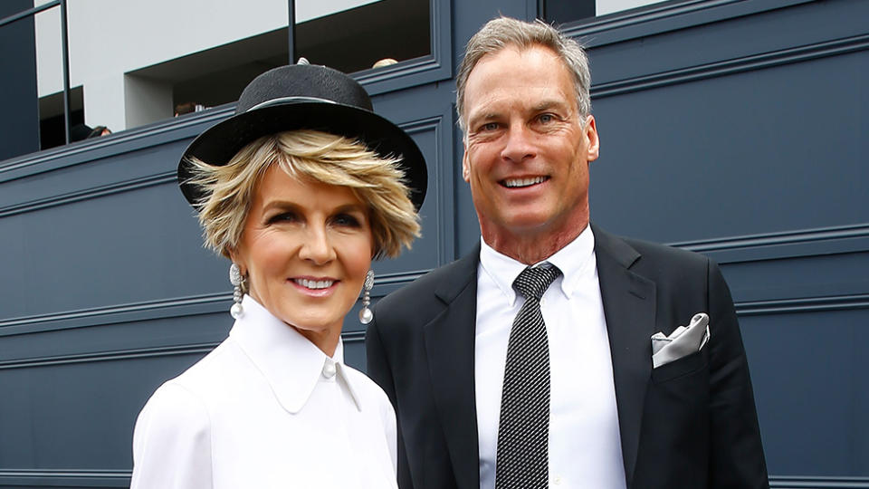 Like many other Australians, former Foreign Minister Julie Bishop has revealed the heartache of being separated from her partner due to coronavirus border restrictions between WA and NSW. Photo: Getty