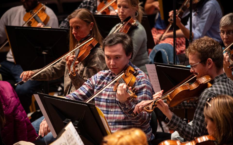 The Bournemouth Symphony Orchestra, under Kirill Karabits