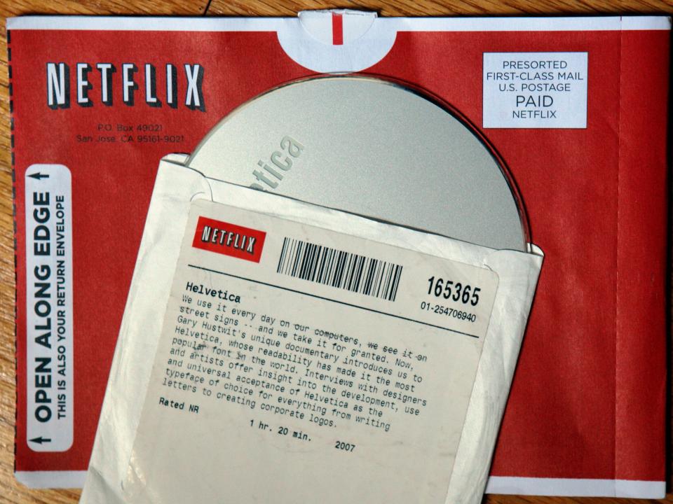 netflix dvd mail