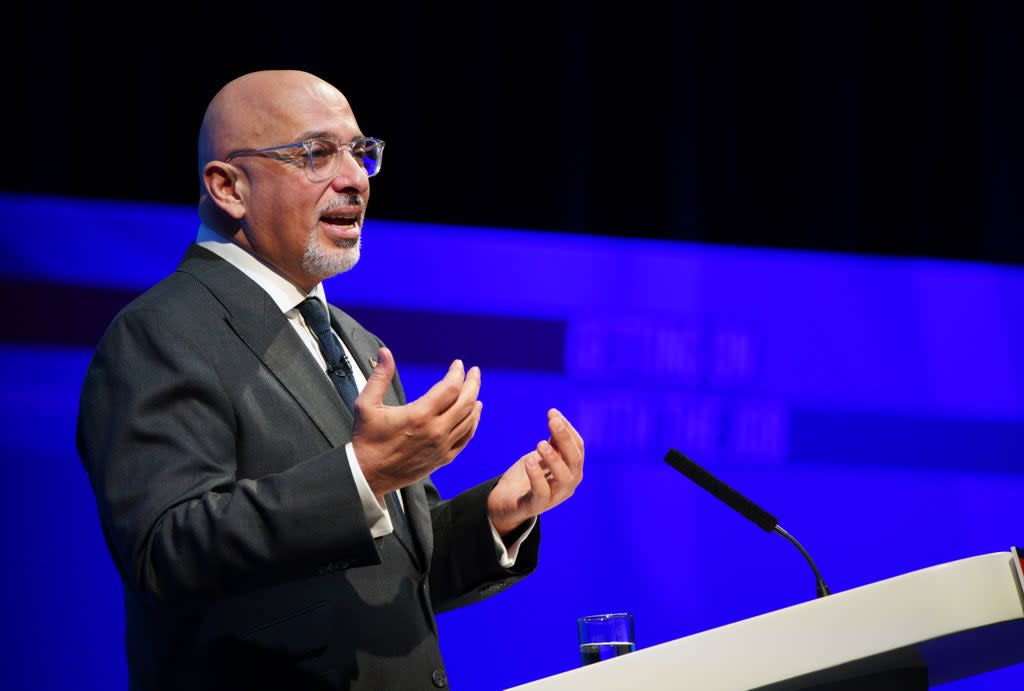 Education Secretary Nadhim Zahawi has rejected a call by the Children’s Commissioner for a ‘smacking ban’ in England (Peter Byrne/PA) (PA Wire)