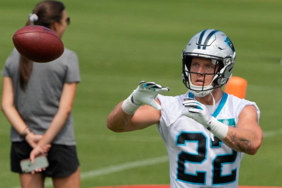 Christian McCaffrey has played in just 10 games the previous two seasons, but remains a tantalizing fantasy draft option.