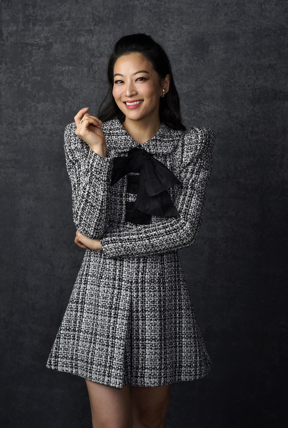 Actor Arden Cho poses for a portrait to promote her Netflix series "Partner Track," Monday, Aug. 15, 2022, in Los Angeles. (AP Photo/Chris Pizzello)