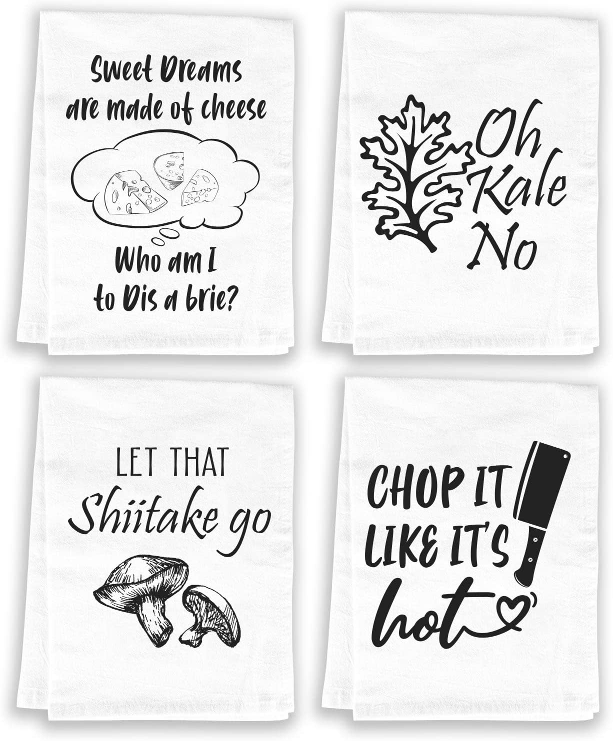 punny dish towels, gifts for mom