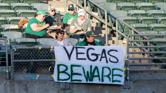 A's move closer to Las Vegas stadium deal as Oakland fans protest