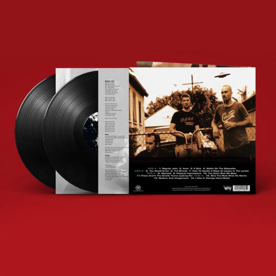 Queens of the Stone Age self titled 1998 debut album vinyl album cover back 2xLP