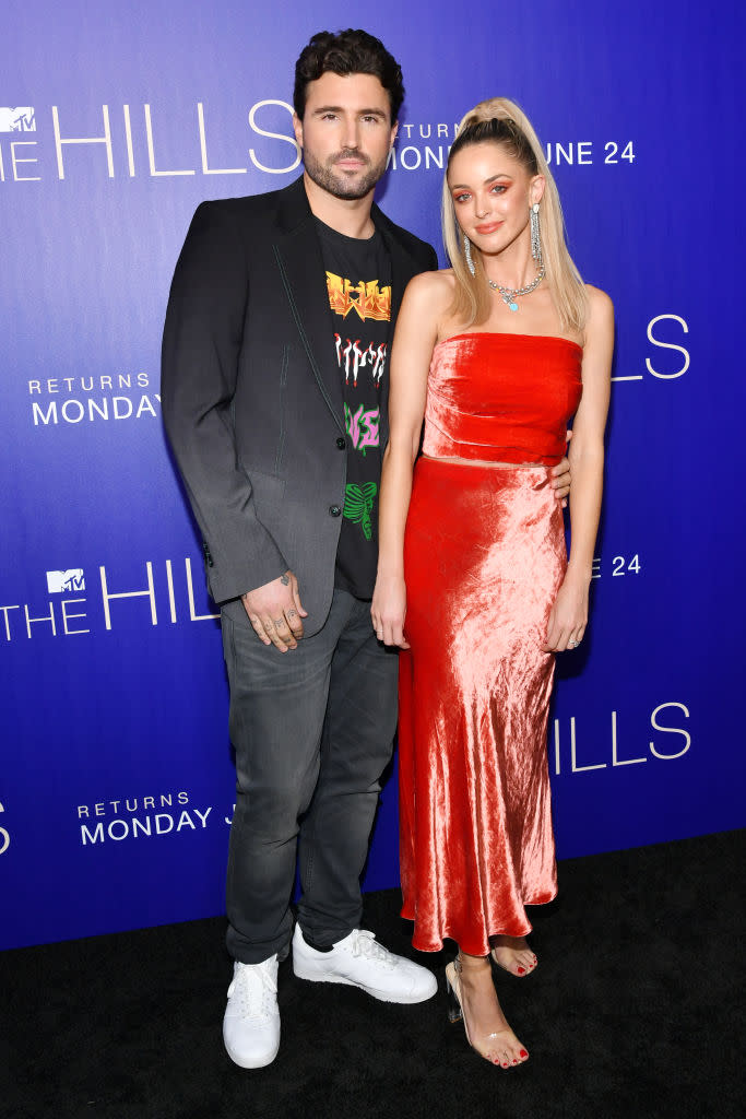 Brody Jenner and Kaitlynn Carter Jenner attend the premiere of MTV's "The Hills: New Beginnings" on June 19 in Los Angeles. (Photo" Amy Sussman/Getty Images)