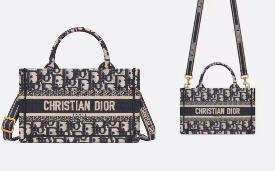 迷你DIOR BOOK TOTE手挽袋連肩帶NT$ 76,000 Photo Via:Dior