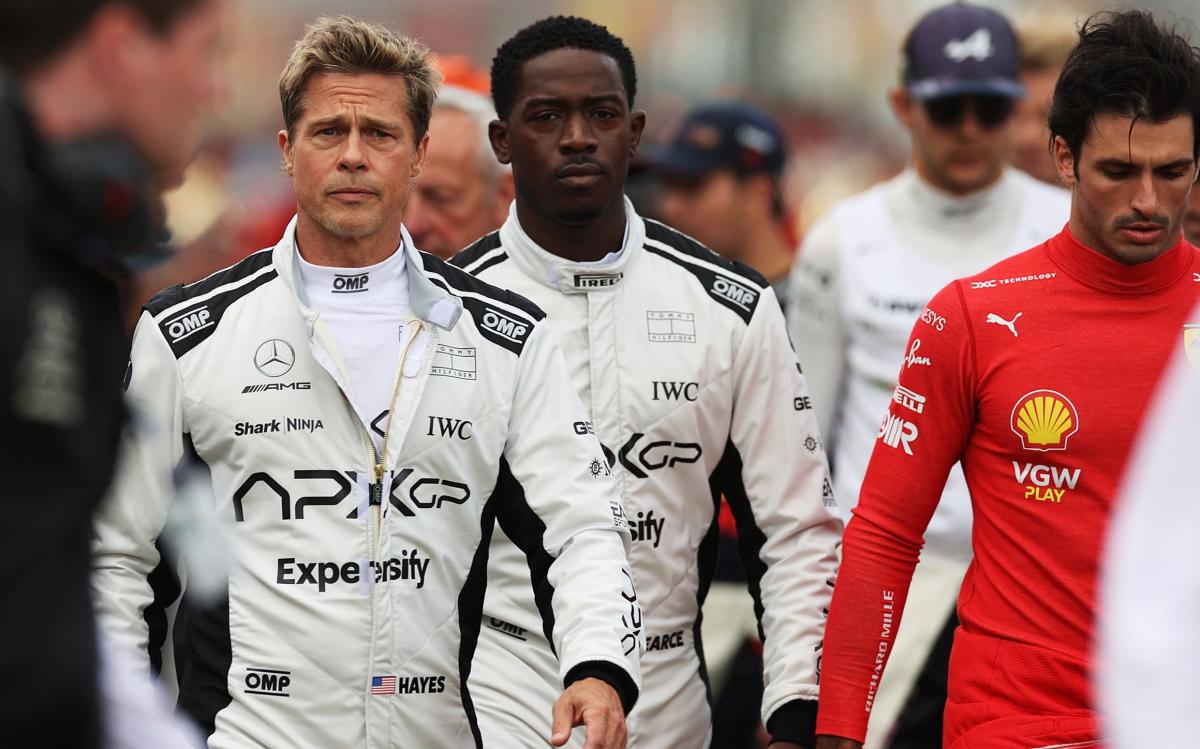 Brad Pitt Trained for '4 or 5 Months' to Drive F1 Car in New Movie, Says  Jerry Bruckheimer (Exclusive)