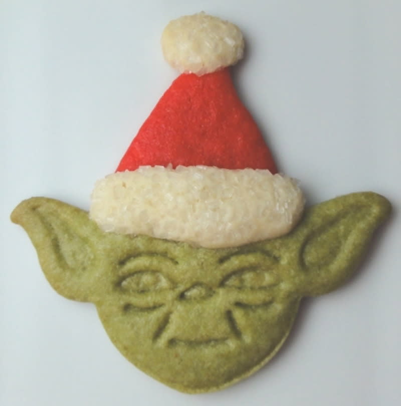 Santa Yoda Cookies