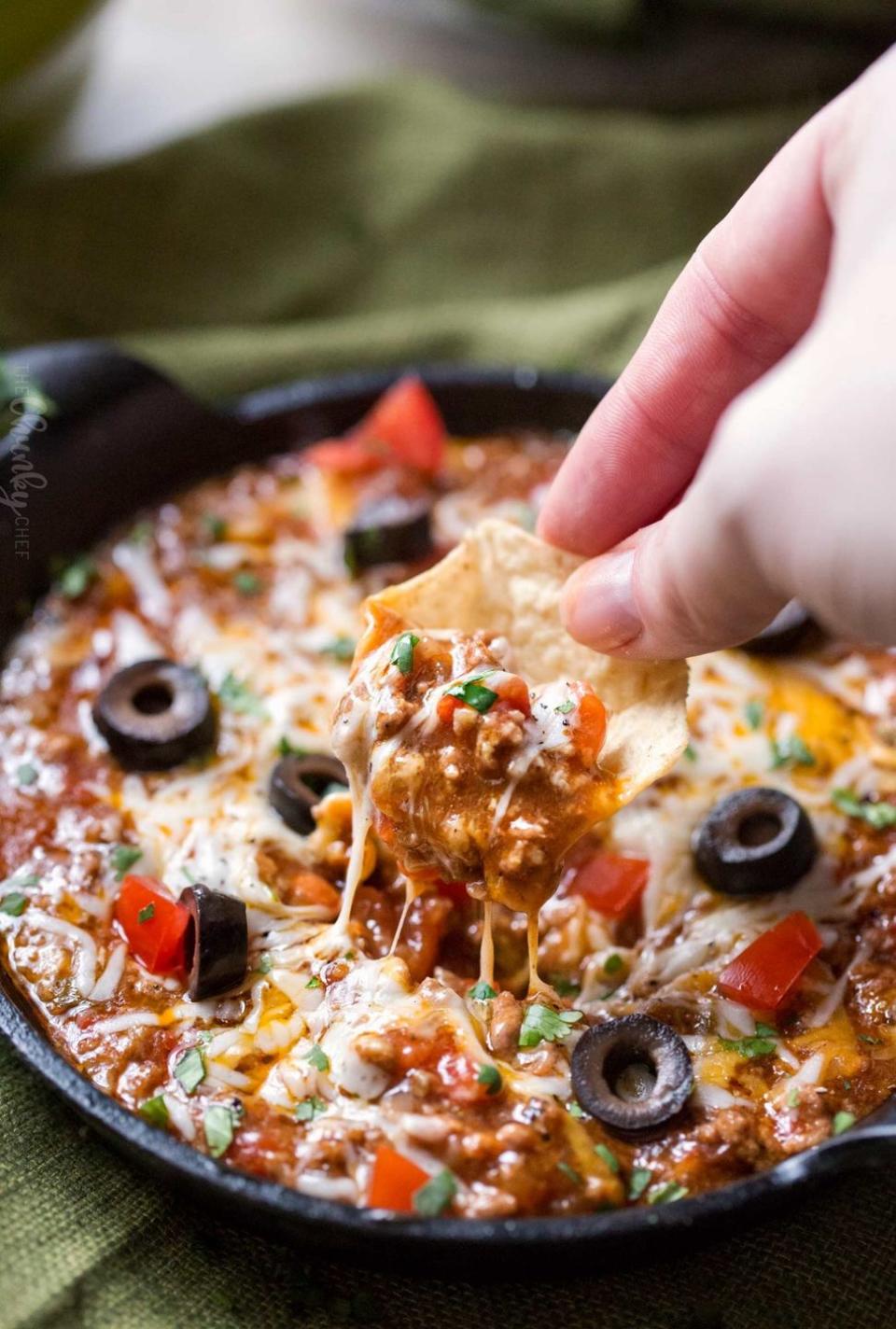 Slow Cooker Taco Dip