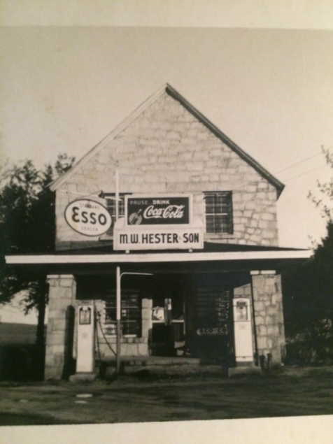 An old photo of Hester General Store given to Katie Chaney by a neighbor shows what the building looked like years ago.