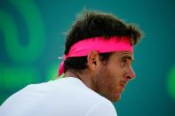 Former US Open champion Juan Martin del Potro, pictured in action on March 26, 2015, has vowed to come back despite 15 "sad" and "sombre" months of injury hell