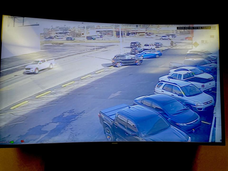 CCTV camera views showing the intersection of Morse and Walford from La Mega Michoacana Grocery store, in February 2024. The owners said the cameras were installed prior to the crash, which confirmed by historical imagery from Google Street View.