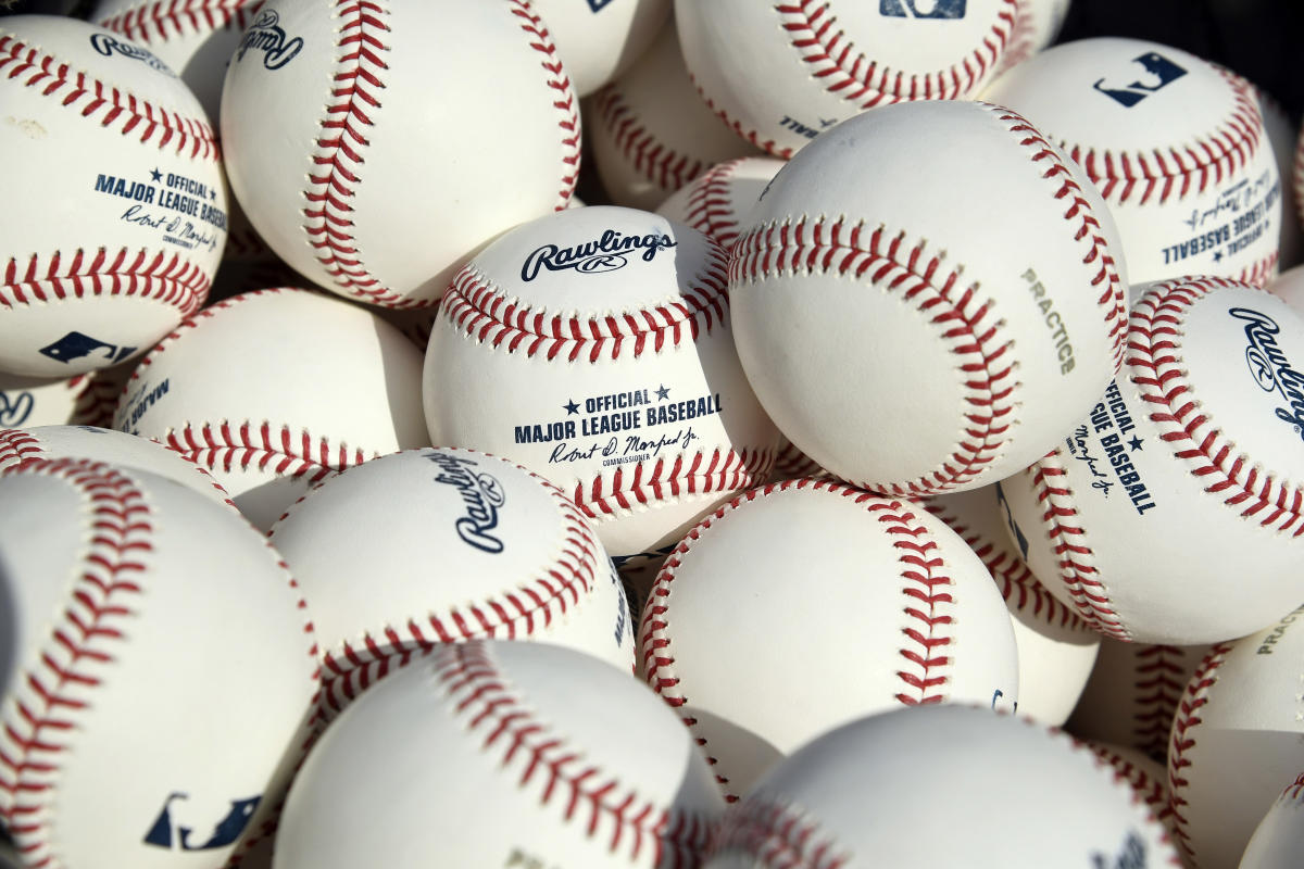 All 30 MLB Teams Rawlings The Original Team Logo Baseballs